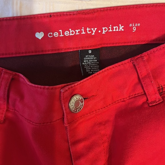 Celebrity.pink Red jeans - Picture 2 of 4